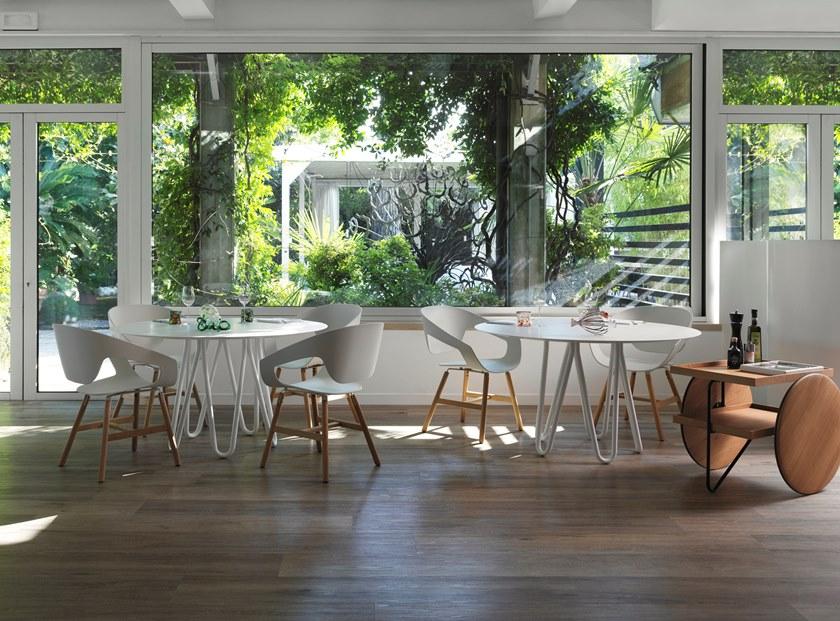 Casamania & Horm Стул из полипропилена и дерева с подлокотниками Vad sun-id-1437628 - Вид №5