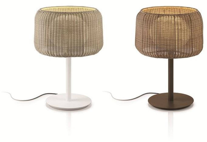 BOVER Настольная лампа из синтетического волокна Fora sun-id-1428648 - Вид №1