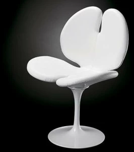 VGnewtrend Стул на эстакаде в коже Pansè