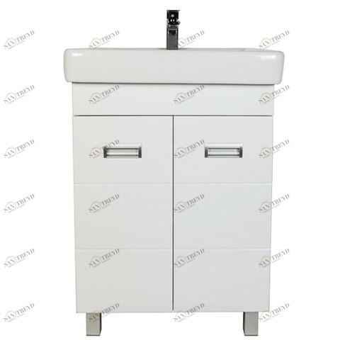 O-mebel напольная тумба Таис-М белая ящики айвари, корпус бетон ORANGE sun-id-1517200