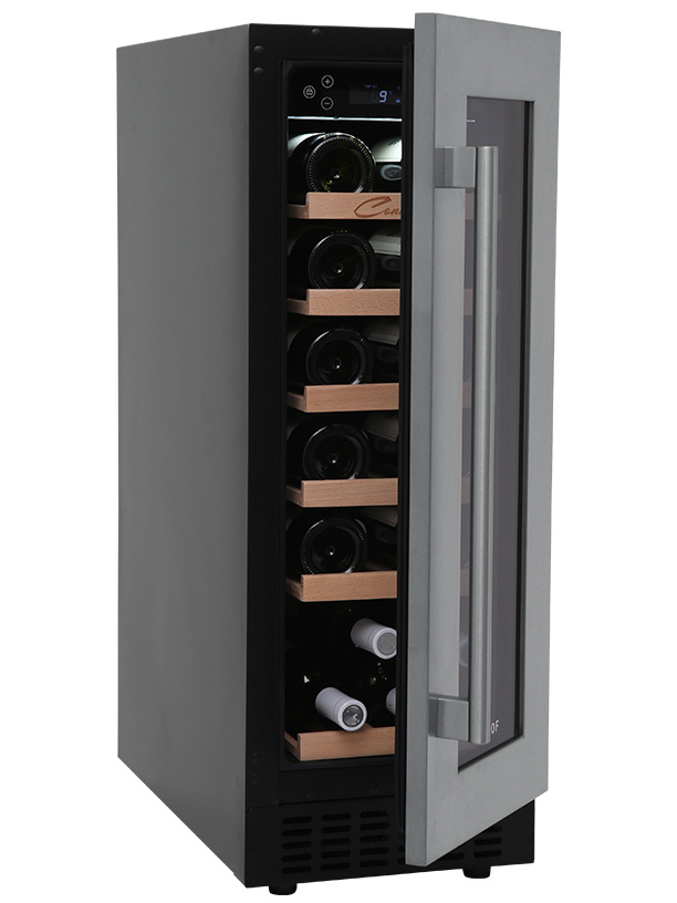 9951672 Встраиваемый винный шкаф Libhof CX-19 серебристый STDN-0080120 - Вид №4