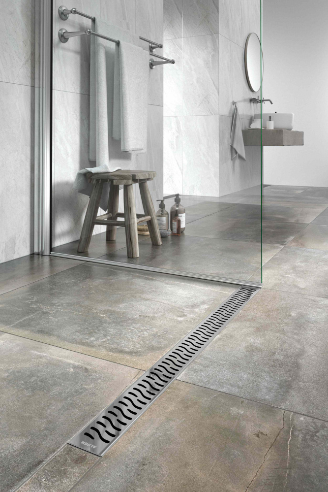 Водоотводящий желоб ALPEN Harmony ALP-450HN1 с рамкой  - Вид №3