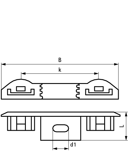 0855000 starQuick® Двойной держатель монтажные элементы для хомутов BIS starQuick® walraven  - Вид №1