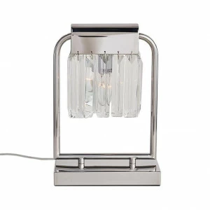 Настольная лампа с хрустальными подвесками хром Newport NEWPORT ИНТЕРЬЕРНЫЕ 00-3834816 Прозрачный;хром