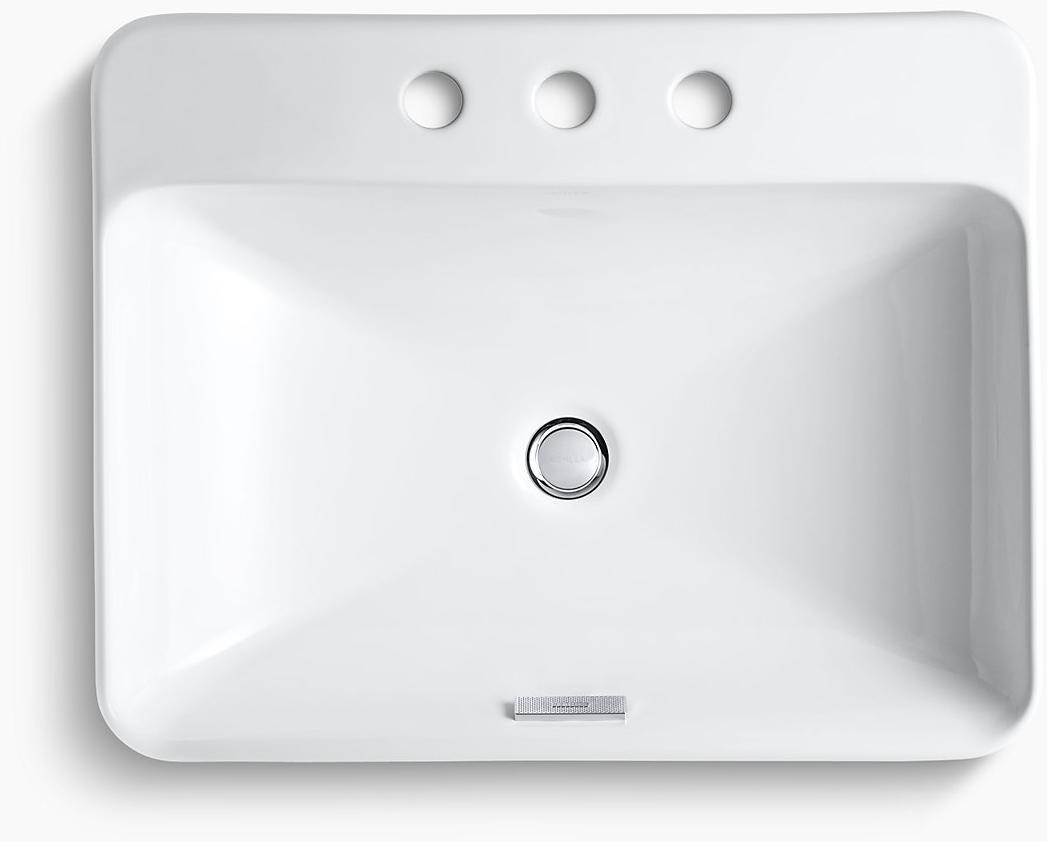 K-2660-8-47 Накладная раковина на столешницу  прямоугольная Kohler  - Вид №2