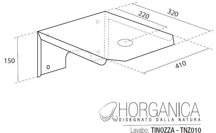 Horganica Подставка под умывальник Tinozza sun-id-1357704 - Вид №1