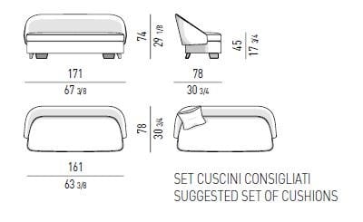 2-местный диван Minotti Lawson ARCH-00144027 - Вид №3