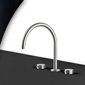 Смеситель для раковины сталь матовая Toki Radomonte TKI25S