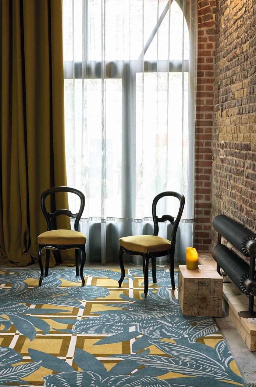 Toulemonde Bochart Прямоугольный шерстяной коврик с цветами Organic sun-id-1449021 - Вид №2