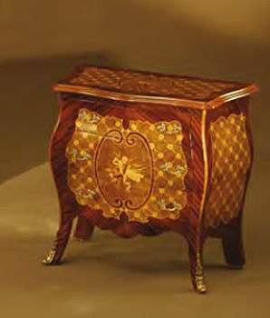 Тумбочка  SERAFINO MARELLI 501 comodino Intarsio