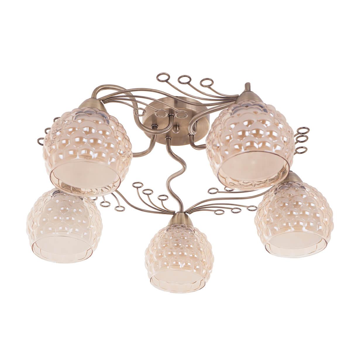 Потолочная люстра IDLamp Verity 286/5PF-Oldbronze IDLAMP VERITY 183464 Белый - Вид №2