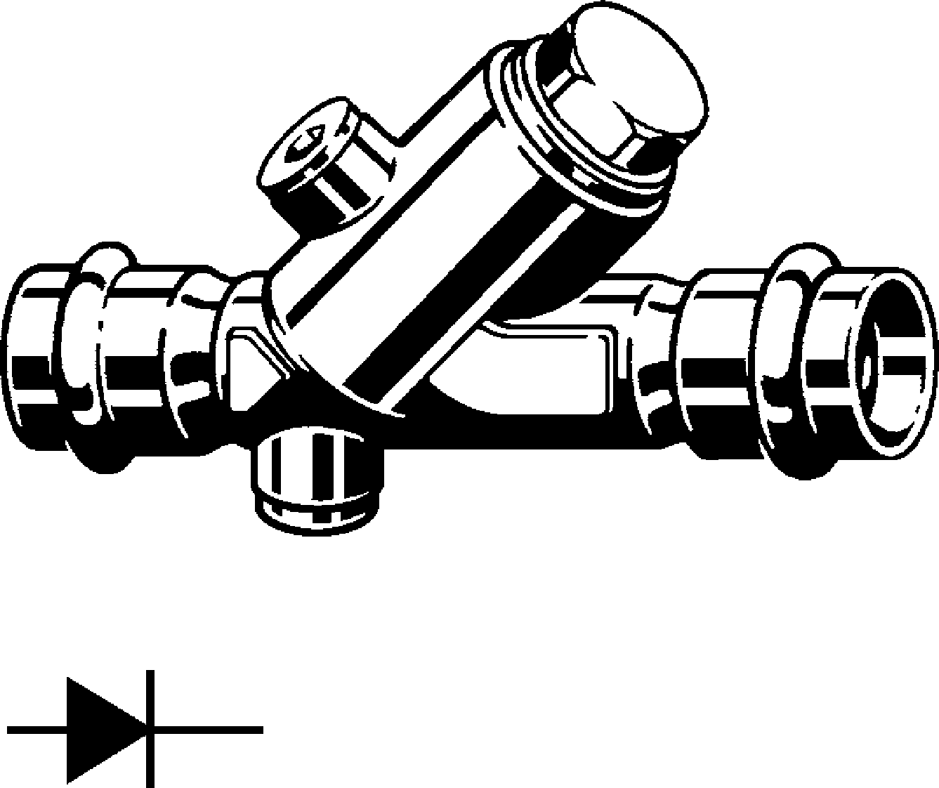 Viega Обратный клапан Easytop Inox 2339 (471 255 *))  - Вид №1