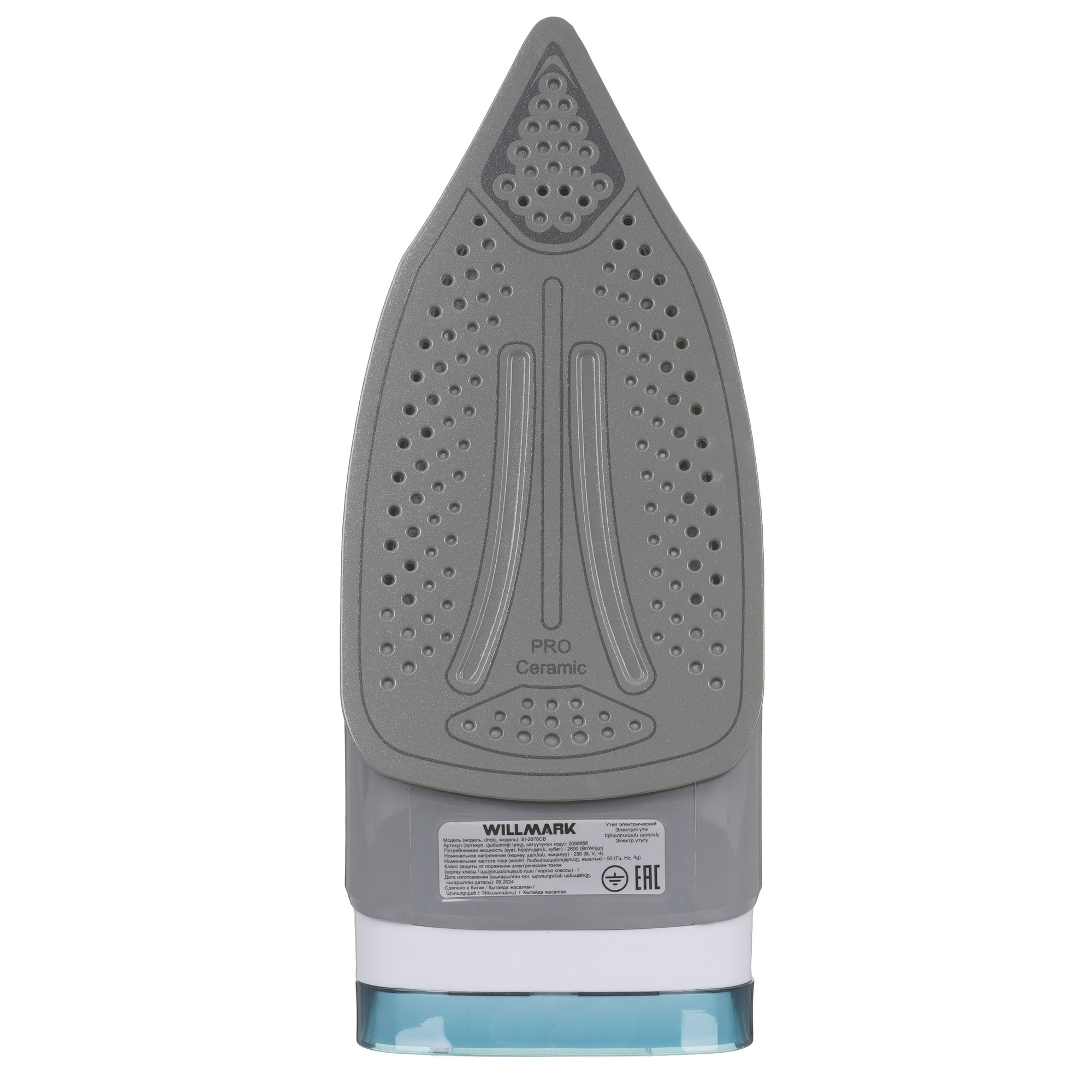 9269592 Утюг WILLMARK SI-2678CB голубой STDN-0002635 - Вид №3