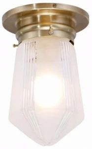 Patinas Lighting Латунный потолочный светильник ручной работы Prague