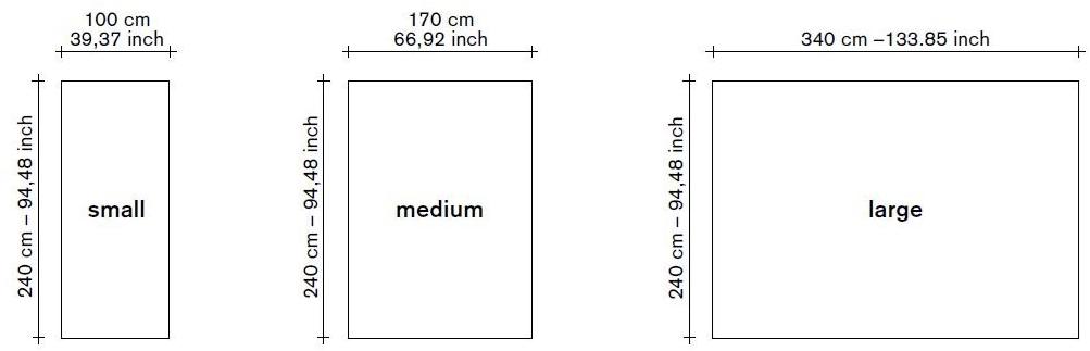 valerie_objects Прямоугольный коврик ручной работы из шерсти в полоску  V7017001l/m/s  - Вид №4