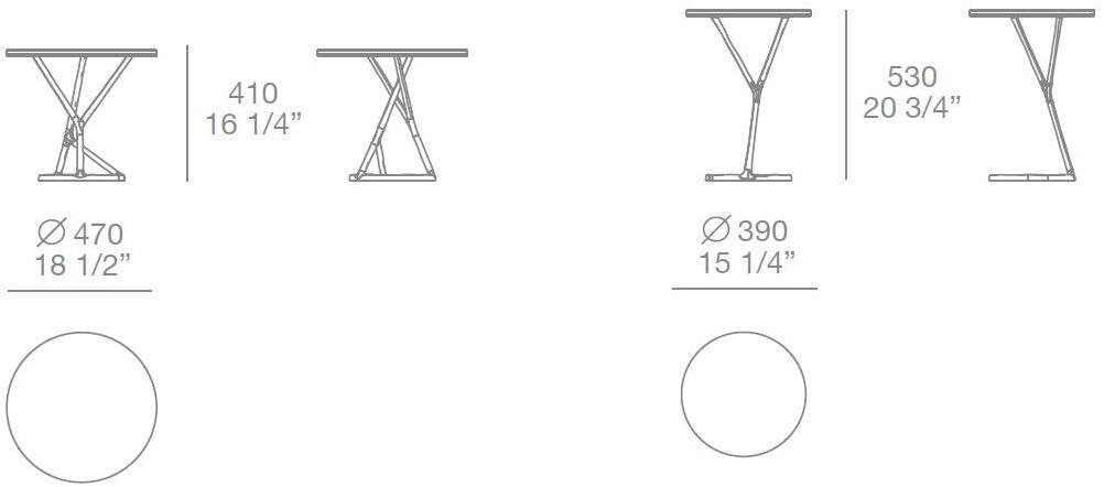 Poliform Круглый журнальный столик из мрамора sun-id-1390947 - Вид №4