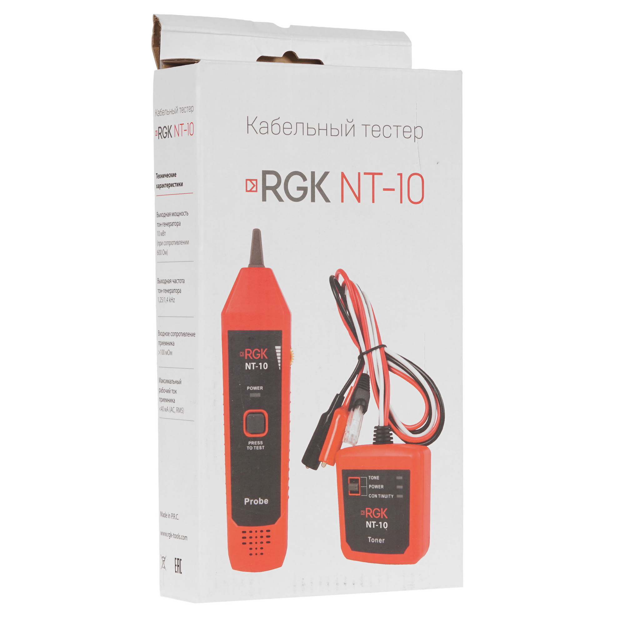 Тестер-трассоискатель RGK NT-10 8185245 STDN-0091007 - Вид №8