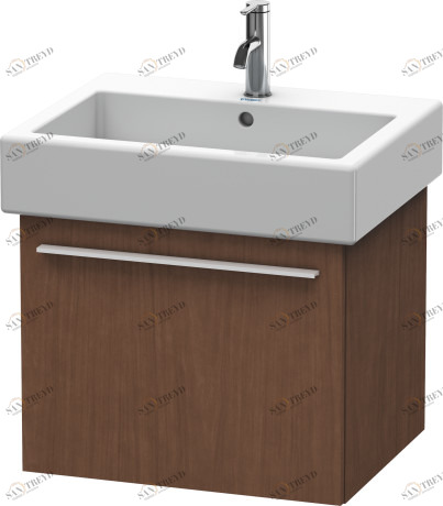 XL604401313 X-Large Тумбочка подвесная Американский орех, натуральный шпон Duravit