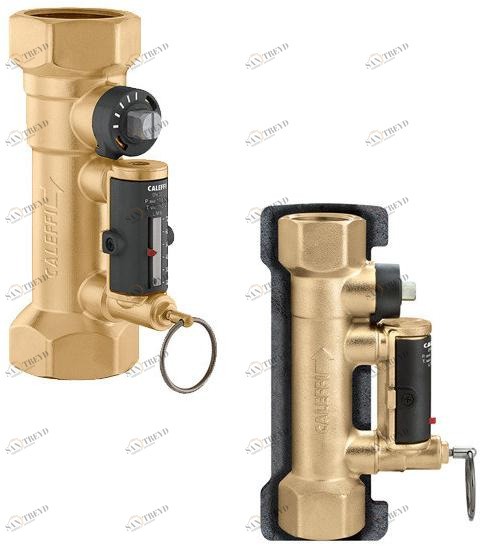 CALEFFI Балансировочный клапан с расходомером sun-id-1498588
