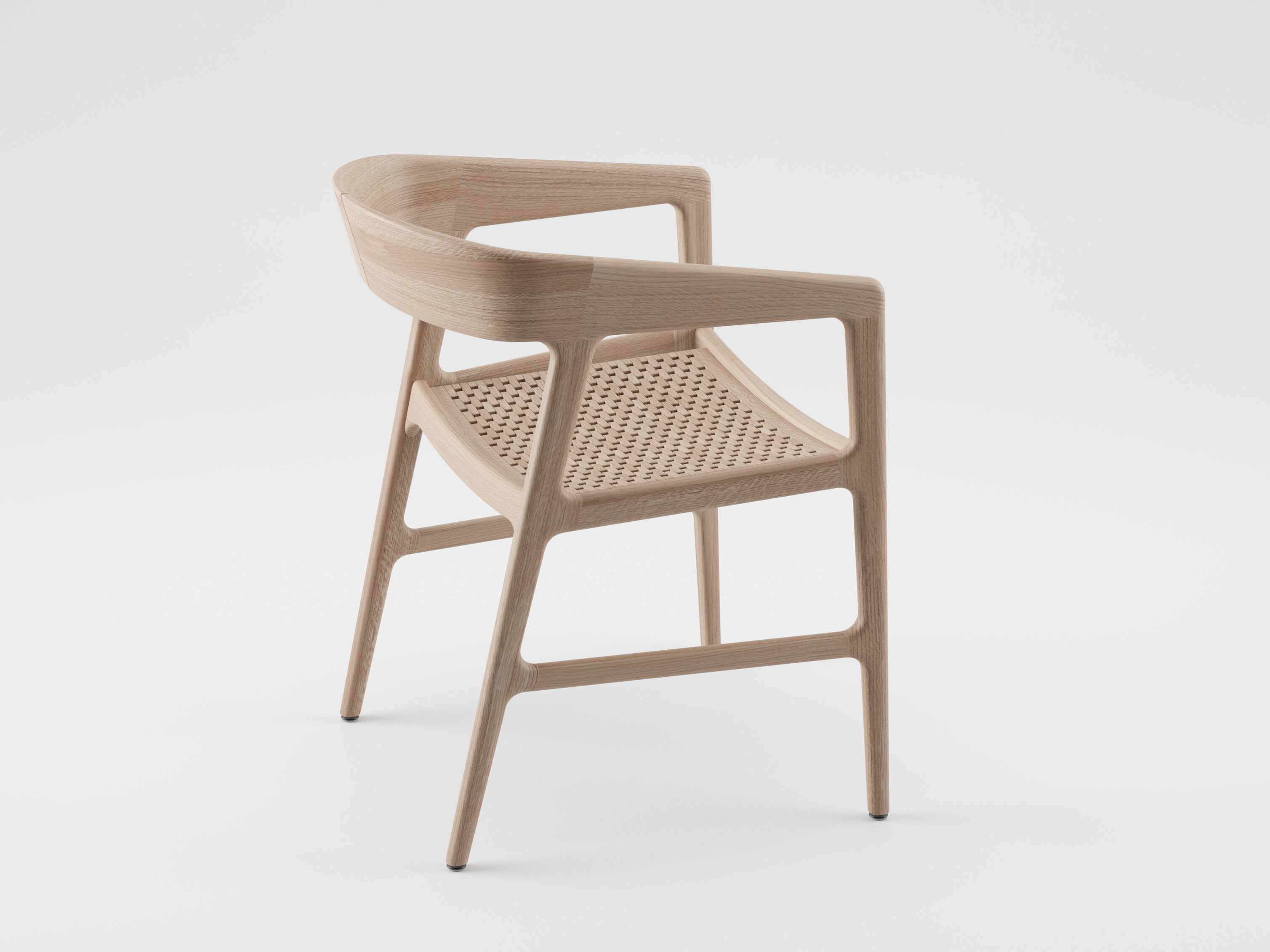 Стул из массива дерева с подлокотниками Artisan ARCH-00150006 - Вид №4