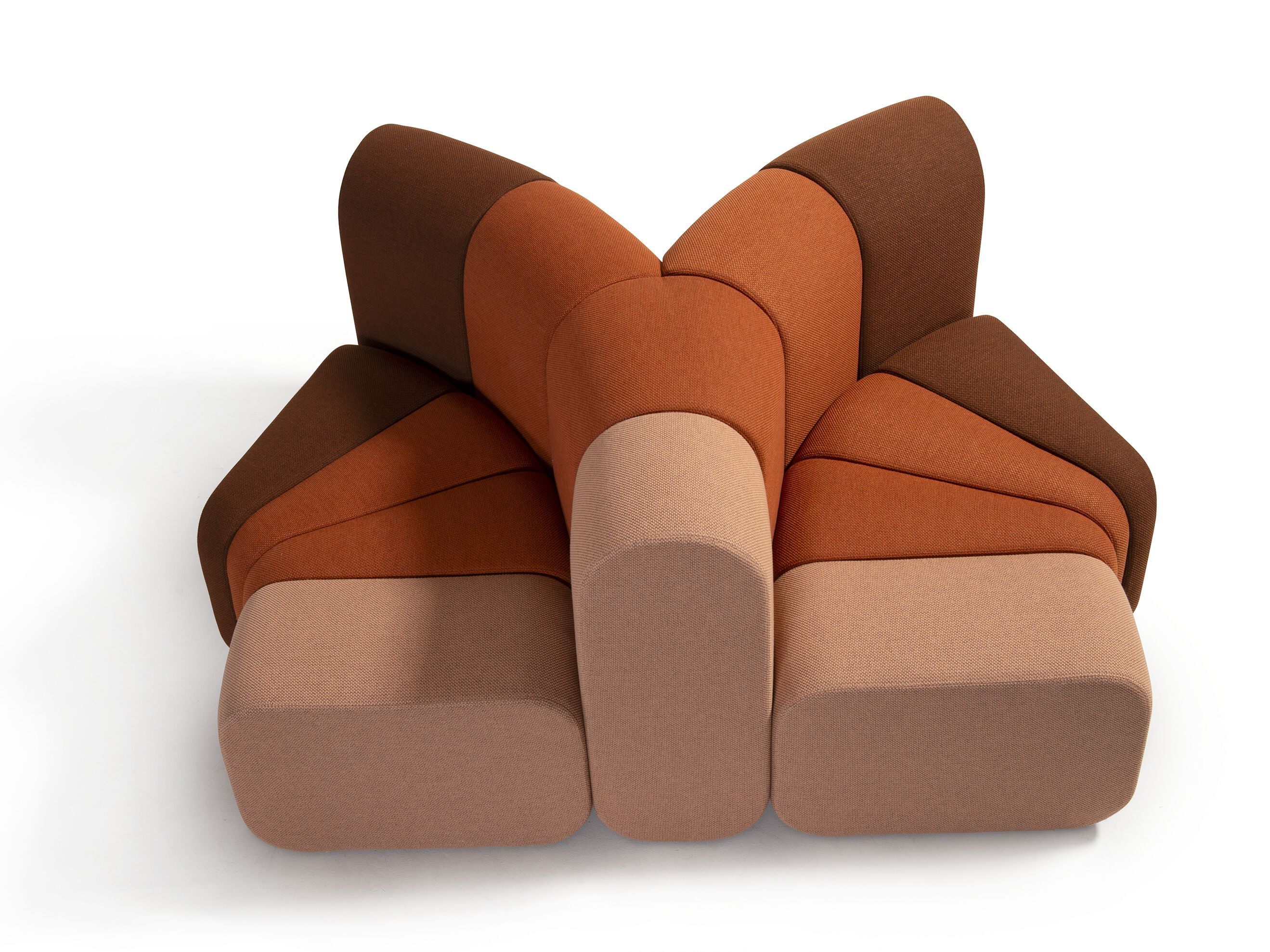 Модульный тканевый диван Bla Station Bob ARCH-00051882