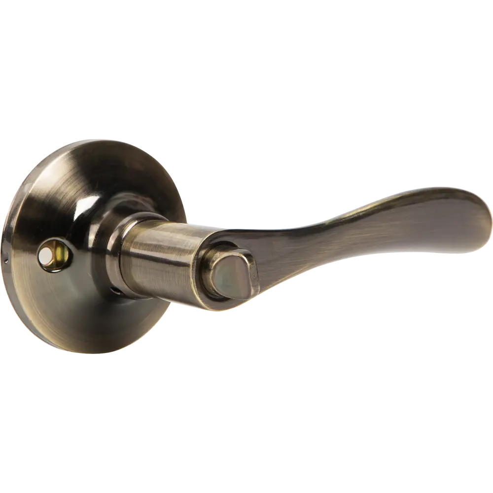 Ручка-защёлка Avers с фиксатором для межкомнатных дверей в бронзовом исполнении 82001740 STLM-0016928 - Вид №1