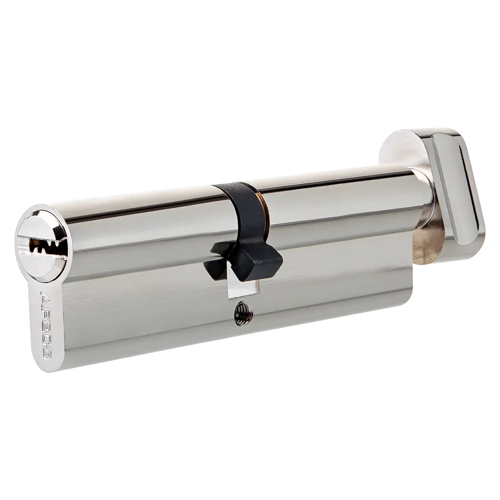 Цилиндр Apecs SM-105(50/55C)-C-NI, 50x55 мм, ключ/вертушка, цвет никель 82379243 STLM-2094561 ЦИЛИНДР APECSSM-105(50/55C)-C-NI КЛ-ВЕРТ