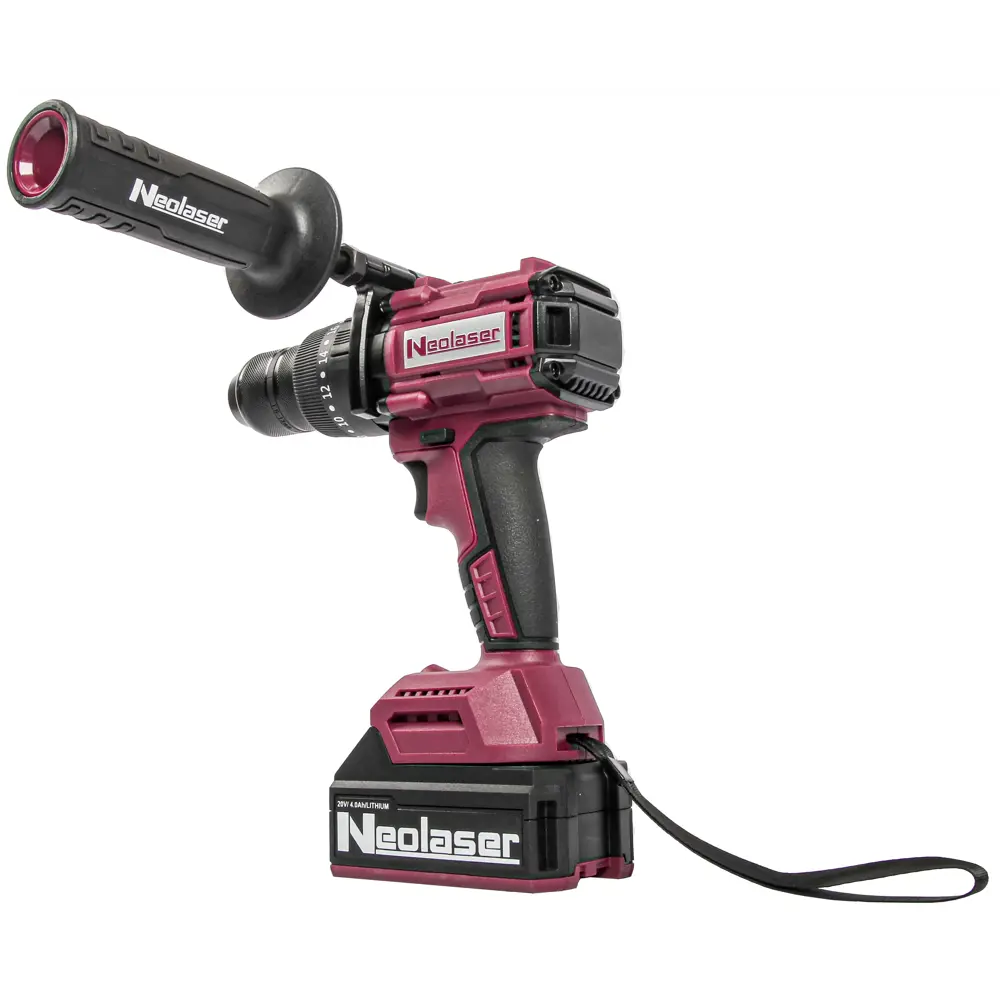 Аккумуляторная дрель-шуруповерт Neolaser NCDB-120 с двумя батареями 89348553 STLM-1344307 - Вид №5