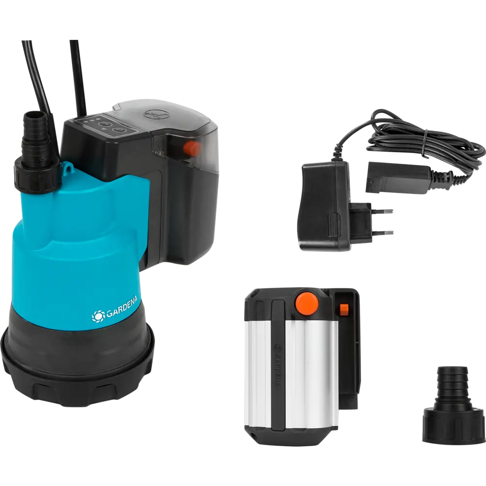 Насос погружной дренажный аккумуляторный Gardena 2000/2 li-18, 1900 л/час STLM-2024415 - Вид №6
