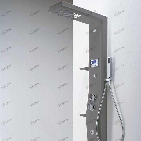 Душевая колонна Etoile Grey 125 см с хромотерапией 4ETA4N0G Gruppo Geromin