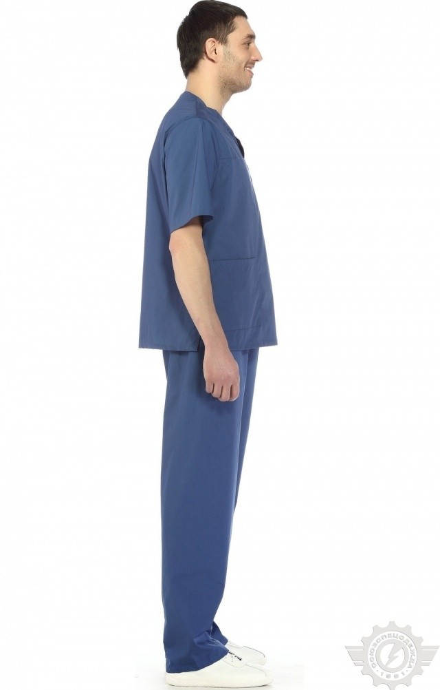 66168 Костюм "Спец" василек  Медицинская одежда  размер 60-62/170-176 Спецодежда  - Вид №7