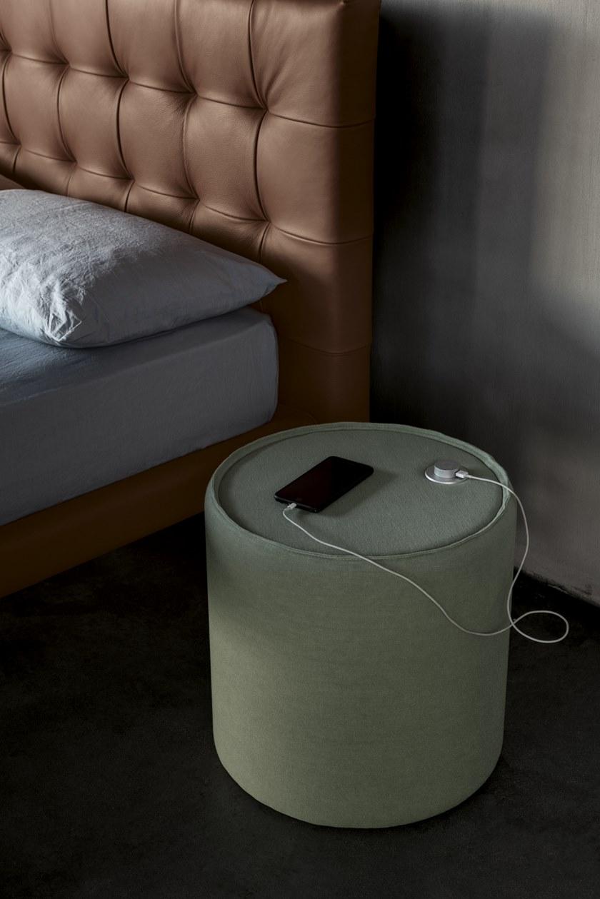 Bolzan Letti Кровать-контейнер с тафтинговым изголовьем Freedom sun-id-1471602 - Вид №4