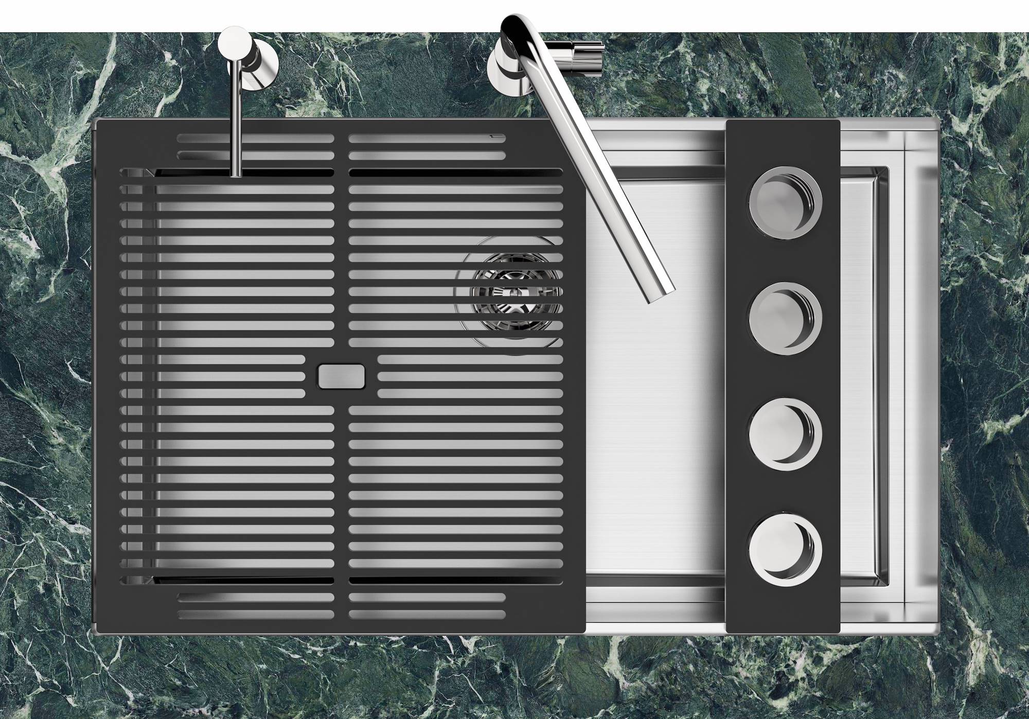 Раковина из нержавеющей стали Foster Quadra Evo ARCH-00032836 - Вид №6