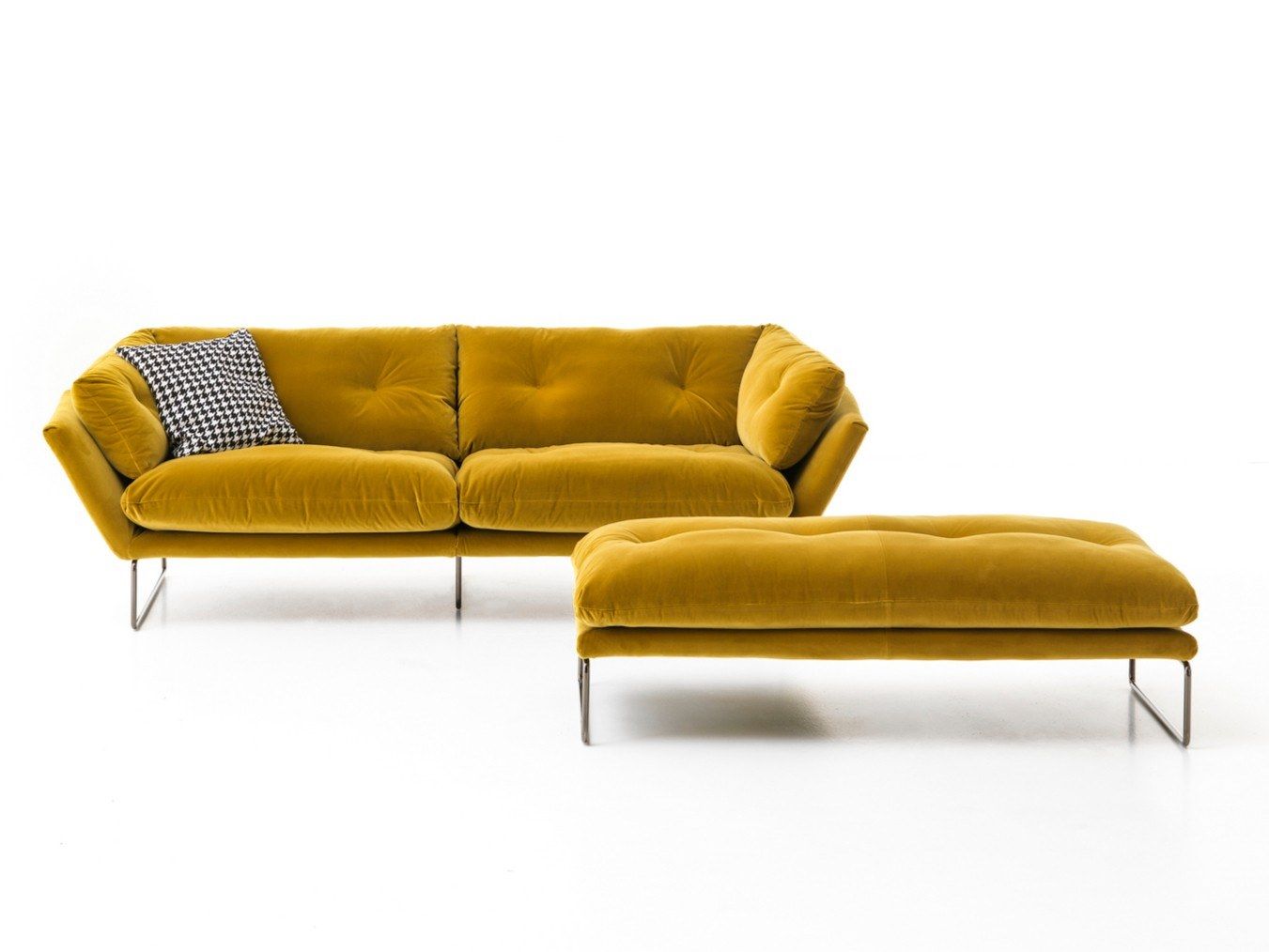 Тканевая мягкая подставка для ног Saba Italia Нью-Йорк ARCH-00136747 - Вид №3