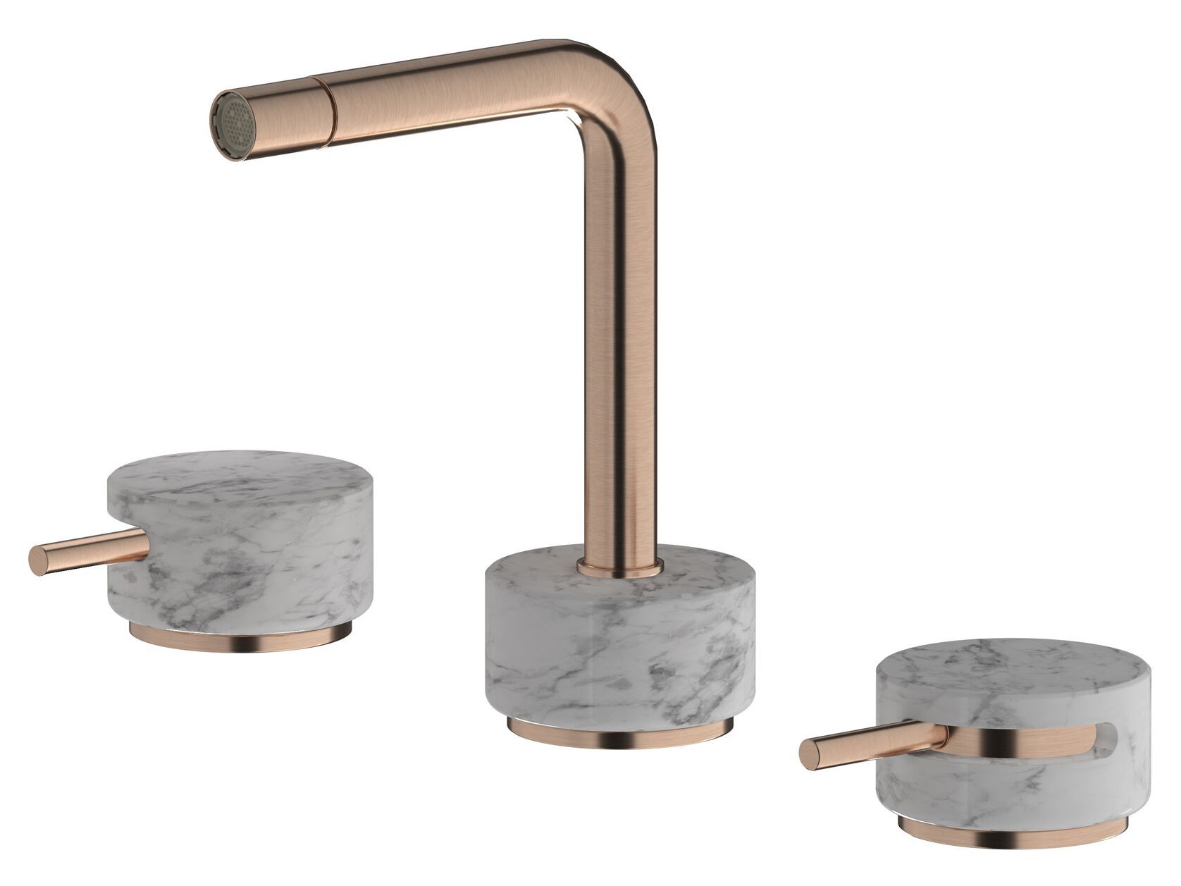 Смеситель для биде с 3 отверстиями для мраморной столешницы IB мрамор + мрамор Elle ARCH-00101784