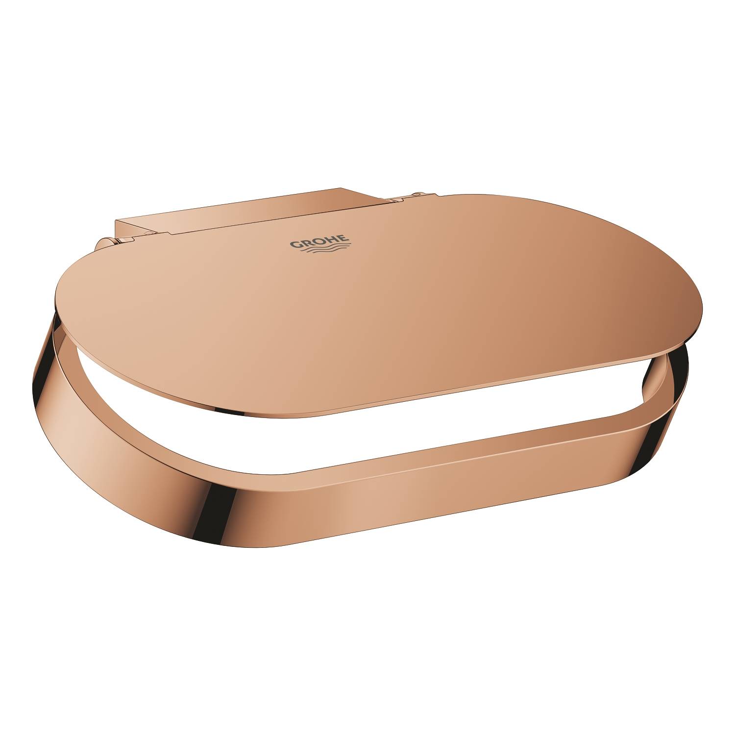 Держатель для туалетной бумаги GROHE Selection, с крышкой, теплый закат глянец (41069DA0)