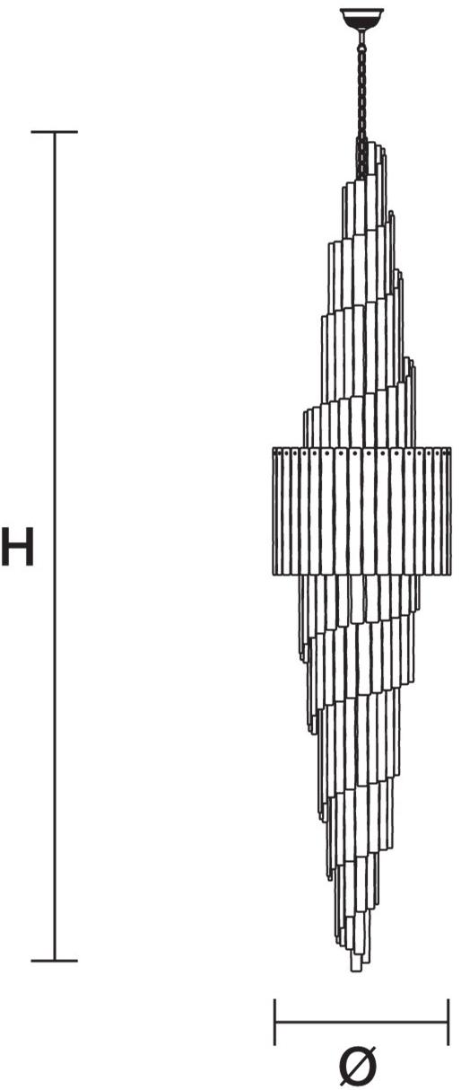 Masiero Люстра из керамогранита Glass sun-id-1512543 - Вид №1