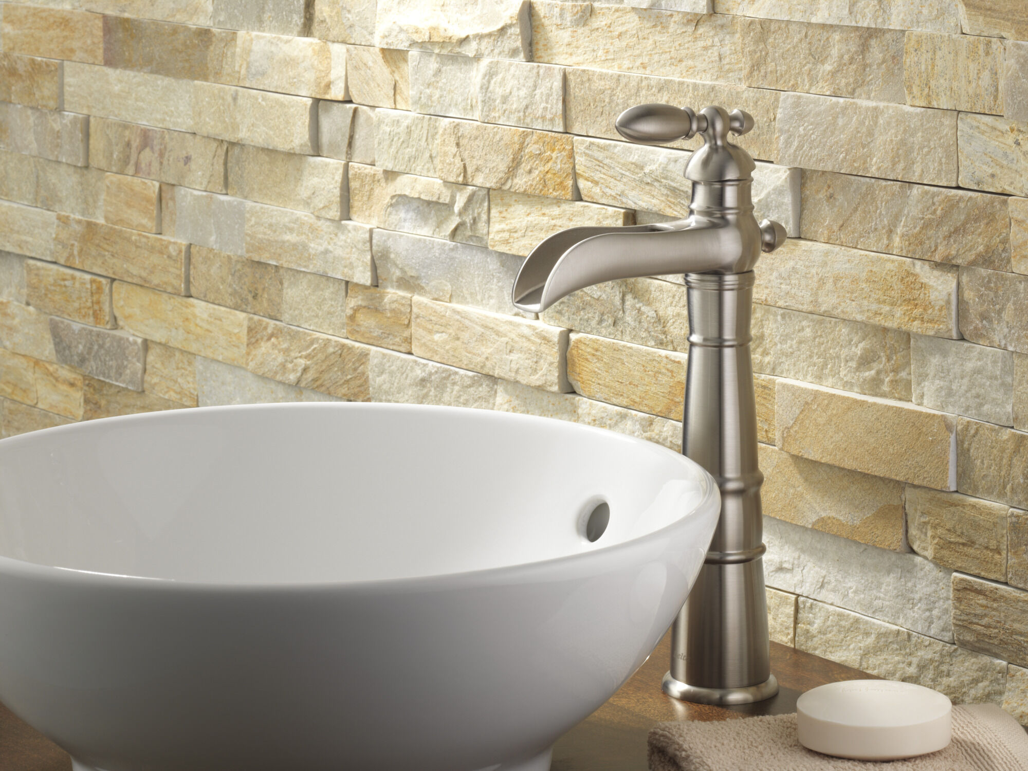 754LF-SS Смеситель для ванной с одной ручкой Delta Faucet Victorian Нержавеющая сталь - Вид №1