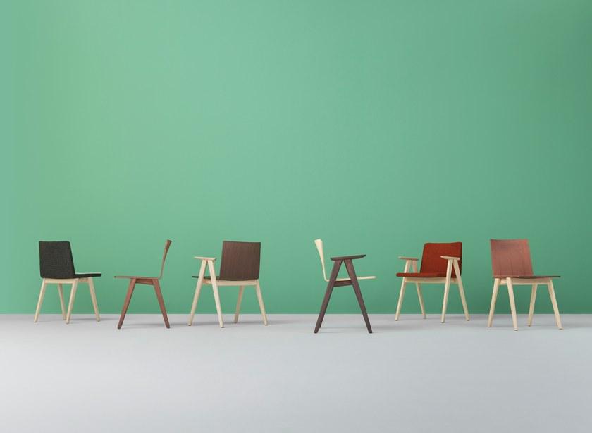 Pedrali Стул из стали и дерева с подлокотниками Osaka metal 5712 - Вид №5