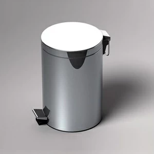 Sonia Ведро мусорное с педалью металлическое 12 л Commercial Items Хром