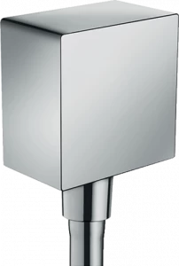 26455000 FixFit Настенная розетка квадратная с обратным клапаном Hansgrohe