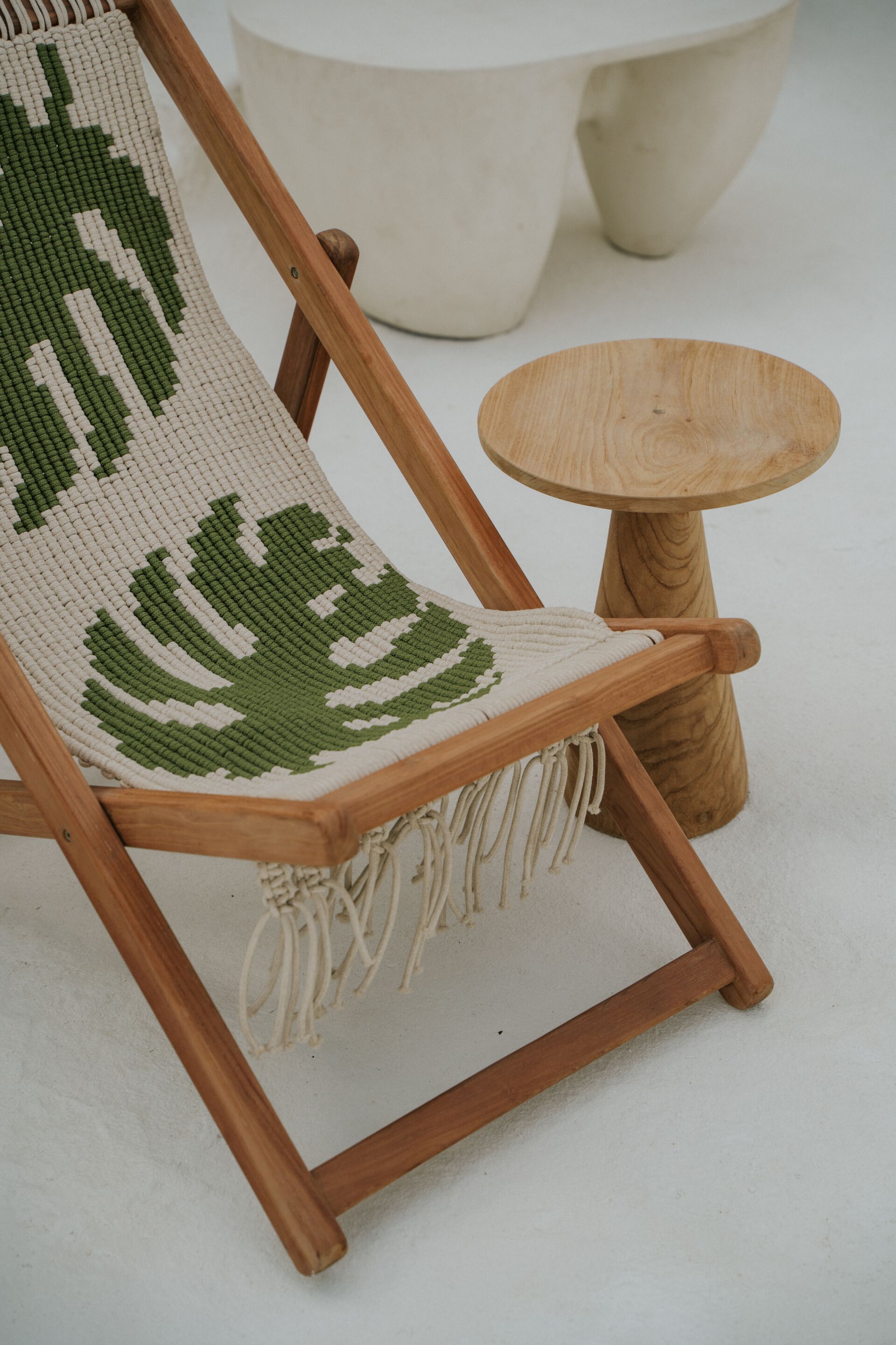 Кресло для отдыха из тикового дерева и веревки cbdesign Виареджо ARCH-00142467 - Вид №32