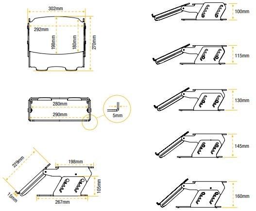 Fellowes Регулируемая подставка для монитора с держателем для документов  9731201  - Вид №3