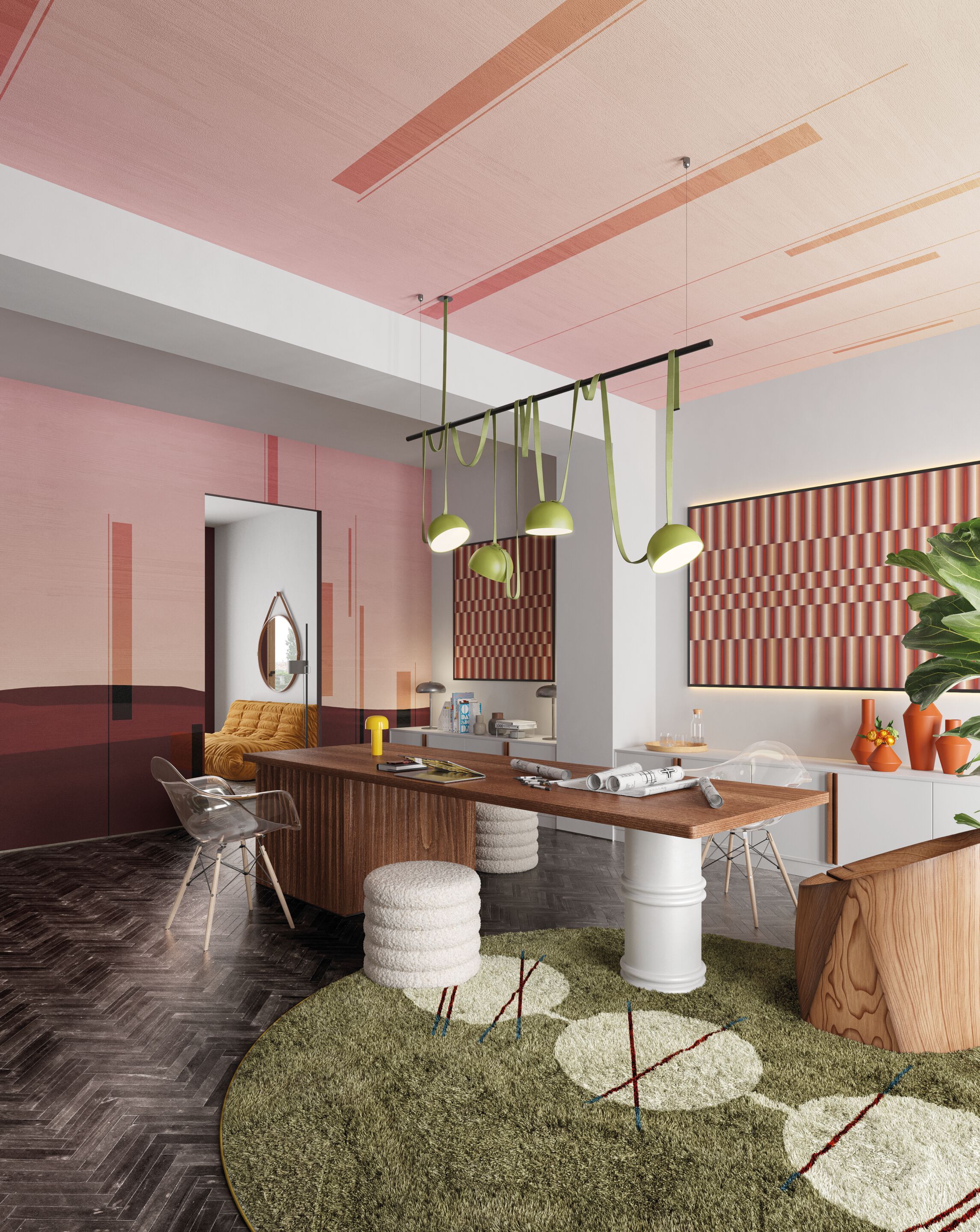 Обои с цифровой печатью Inkiostro Bianco Travelogue ARCH-00119082