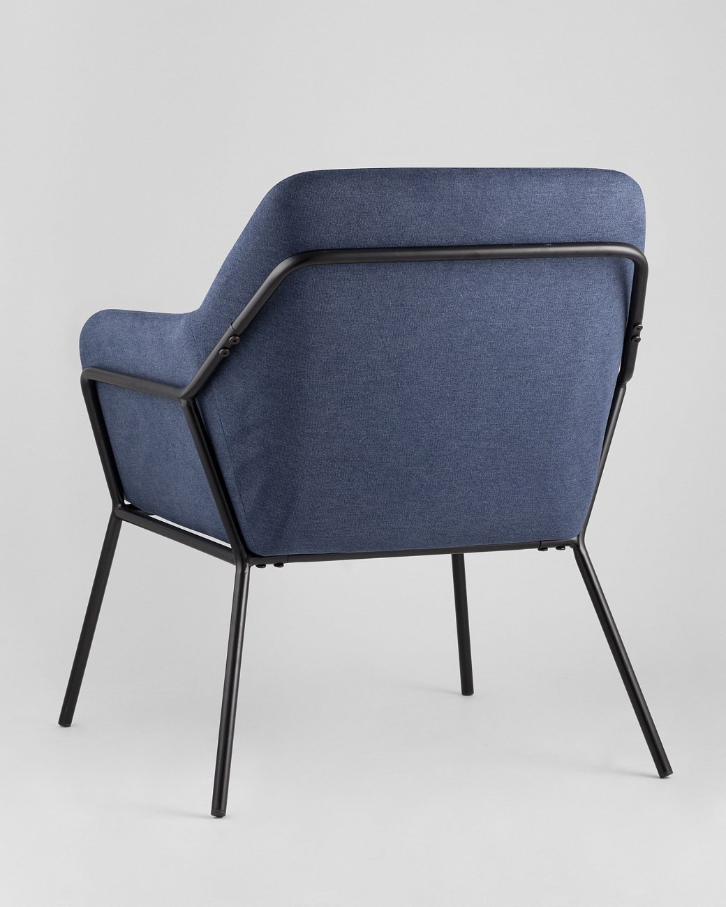 Кресло с мягкими подлокотниками синее "Шелфорд" STOOL GROUP ДИЗАЙНЕРСКИЕ 00-3946327 Синий  - Вид №5