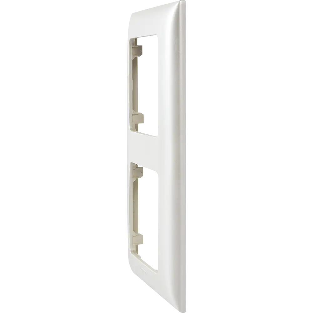 LEXMAN LILIAN - Декоративная рамка для розеток, 2 поста, жемчужный 86761635 STLM-1108929 - Вид №2