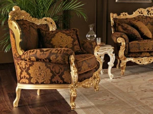 Modenese Gastone Кресло из ткани с подлокотниками Villa venezia