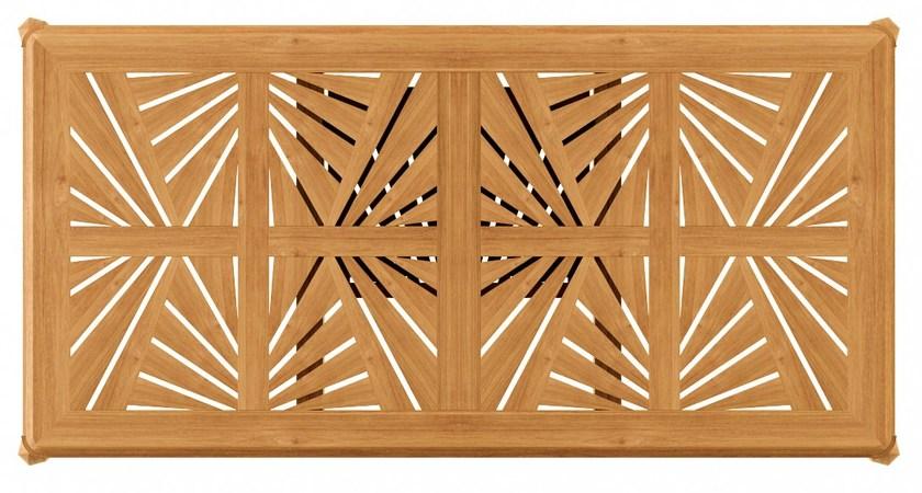 ASTELLO Прямоугольный садовый стол из тикового дерева раздвижной Iris Ir.tr1.a1.10 - Вид №4