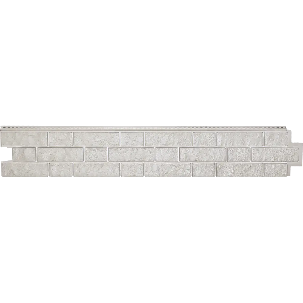 88292072 Сайдинг виниловый Döcke Bergart Камень 1.8 м Кокос 0.52 м² STLM-0077324 - Вид №1