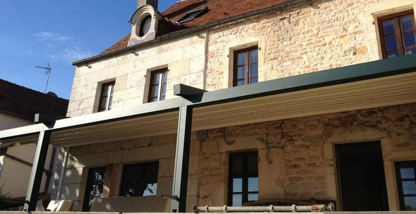 KE Outdoor Design Алюминиевая пергола со сдвижной крышкой Gennius sun-id-1392732 - Вид №3